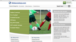 Next Time Cowboys Fire A Coach Mid-Season, They Will Likely Check Domain Name